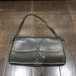 Leather coach purse